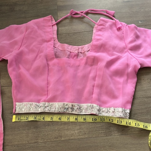 Pink Saree - Picture 5 of 8